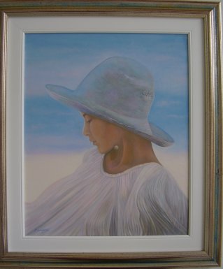 Artistic italian pottery of Albisola - Francesco Guarino "Inspired by a Hamilton's photography"
Oil Painting 